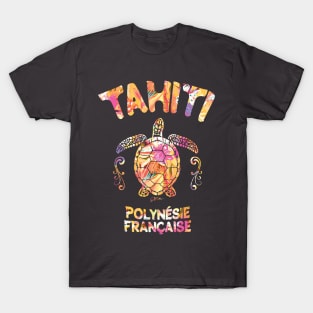 Tahiti, French Polynesia, Sea Turtle T-Shirt